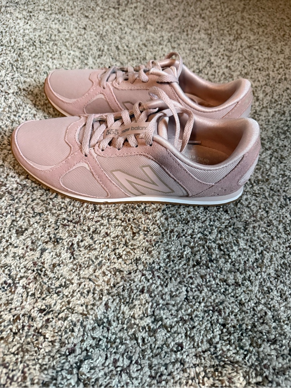 New Balance Women's Blush Pink 555 Low-Profile Sneakers